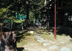 志戸平温泉神社様造園工事施工前写真
